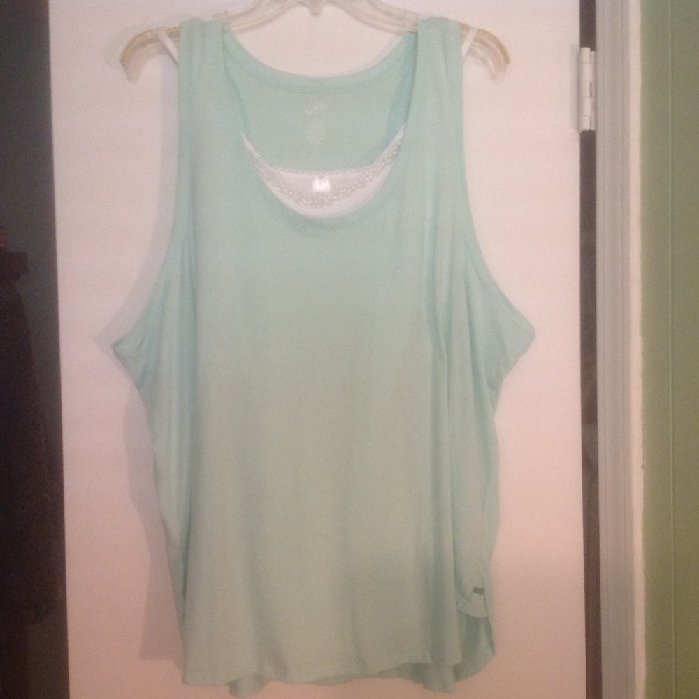 ProPlayer Tank w/undershirt for layered look. Used